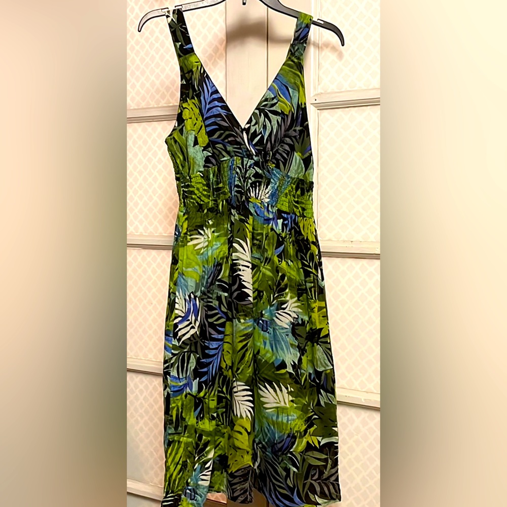 Claudia Richard Summer Dress multicolored tropical print